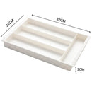 Axyaa Retractable Kitchen Drawer Organizer Box for Cutlery, Stationery & Clutter Org.