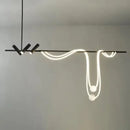Axyaa Nordic LED Tube Chandelier Spotlights Pendant Lights for Kitchen Dining Minimalist Decor