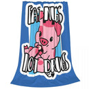 Axyaa Cozy Warm Throw Blanket for Spring/Autumn - Fat Nugget Design