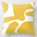 Axyaa Floral Leaves Pattern Cushion Cover for Modern Living Room