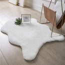 Axyaa Soft Plush Faux Rabbit Fur Carpet for Modern Home Decor