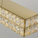 Axyaa Crystal Chandelier Pendant Light for Living and Dining Room