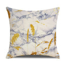 Axyaa Gold Elk Modern Pillowcase Cover for Customizable Bedside Decor