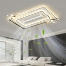 Axyaa Modern Remote Control Ceiling Fan Light Fixture for Living Room