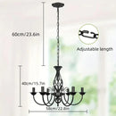 Axyaa Candle Chandelier: Minimalist Atmosphere Lamp for Bar, Restaurant, Coffee Shop