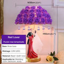 Axyaa Rose Table Lamp for Wedding Decor and Bedside Lighting