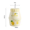 Axyaa Cute Fruits Ceramic Mugs 480ml