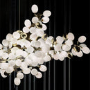 Axyaa Crystal Sphere Pendant Lamp for Modern Luxury Dining Room & Living Room.