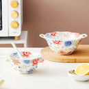Axyaa Splendid Ceramic Tableware Set, Bowls, Plates for Household Rice, Soup - Deep