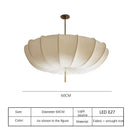 Axyaa Cream White Nordic Cloth Ceiling Light for Bedroom and Living Room