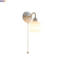 Axyaa Glass Ceramic LED Wall Lamp Modern Nordic Kitchen Stair Light