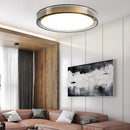 Axyaa Nordic LED Ceiling Lamp – Copper Minimalist Design for Home Decor