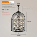 Axyaa Crystal Birdcage LED Pendant Chandelier for Home Decor