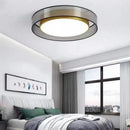 Axyaa Nordic Minimalist Ceiling Lamp in Black Gold, LED Bedroom Study Light