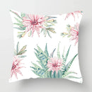 Axyaa Watercolor Cactus Flower Pillow Case 45x45cm