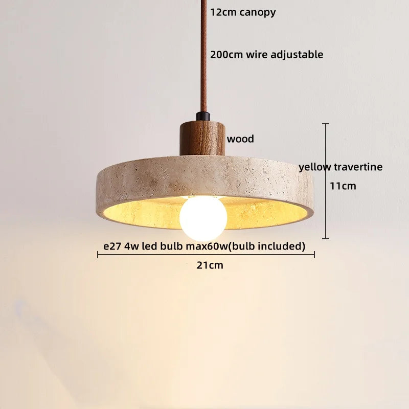 Axyaa White Glass Ball LED Pendant Lights Wabi Sabi Hanging Lamp