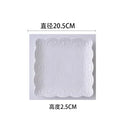 Axyaa Ceramic Breakfast Plate Set with Dim Sum, Steak, Bread - Western Food Selection