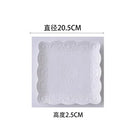 Axyaa Ceramic Breakfast Plate Set with Dim Sum, Steak, Bread - Western Food Selection