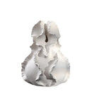 Axyaa Irregular Fold Pattern Ceramic Vase | Wavy Shape Flower Pot & Fruit Dish