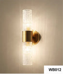 Axyaa Modern Gold Pipe LED Wall Lamp with Acrylic Lampshade