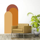 Axyaa Geometric Arch Wall Stickers for Living Room Bedside Background Decoration