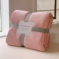 Axyaa Luxury Flannel Travel Blanket: Lightweight, Soft, Non-shedding, Colorfast Multipurpose Blanket