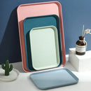 Axyaa Serving Tray: Anti-Slip Scratch Resistant Kitchenware for Tea, Fruit, Dessert