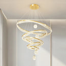 Axyaa Modern LED Chandelier Pendant Light for Dining Room and Living Room