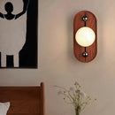 Axyaa Retro Wrought Iron Marble Wall Lamp for Living Room, Bedroom, Corridor