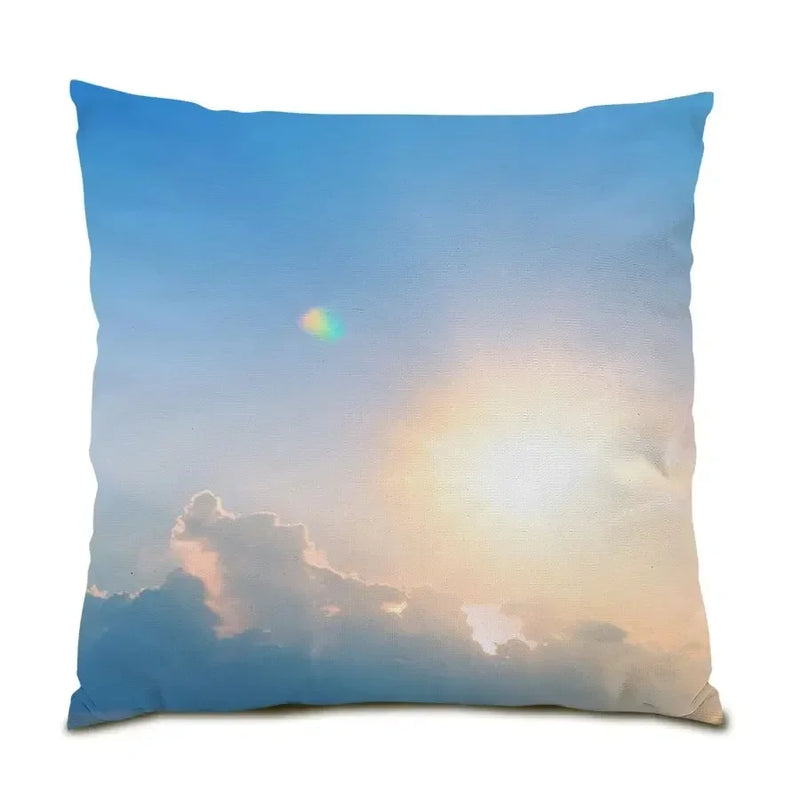 Snow Scenery Pillowcase Sofa Art Gift Beach Home Decor Axyaa Collection