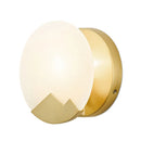 Axyaa Chinese Marble Wall Lamp: Copper Bedroom Study Living Room Background Light