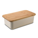 Axyaa Bamboo-Covered Bread Storage Box: Fresh Kitchen Storage Solution