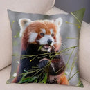 Axyaa Red Panda Print Pillowcase for Cute Wildlife Home Decor