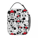 Axyaa Minnie Mouse Insulated Lunch Bag for Girls - Cute School Picnic Food Storage