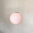 Axyaa Colorful LED Chandeliers Cream Glass Pendant Lights - Restaurant Hotel Home