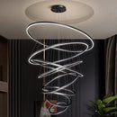 Axyaa Vintage Ring Pendant Ceiling Chandelier Light