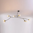 Axyaa Glass Bubble Nordic Chandelier for Home Decor & Restaurant Lighting