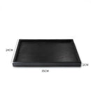 Axyaa Wooden Tea Tray: Multipurpose Round Tray for Home Organization and Decor