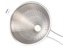 Axya Stainless Steel Industry Funnel with Wide Mouth Filter Kit