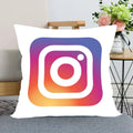 Axyaa Satin Soft Pillowcase for Home Decor 45x45cm Square Zipper Pillow Cover