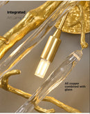 Axyaa Modern Crystal Ice Bar Wall Lamp - High-grade Living Room Bedroom Light