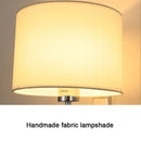 Axyaa Chinese Style Cloth Cover Wall Light for Bedroom Living Room Staircase