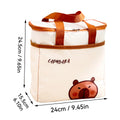 Axyaa Insulated Lunch Box Bag | Cute Portable Thermal Cooler | Large Capacity Waterproof Picnic Bag