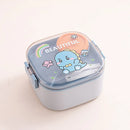 Axyaa Cartoon Kids Stainless Steel Lunch Box Spoon Bento Container