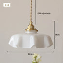Axyaa Glass Flower Pendant Light for Dining room, Kitchen, Bedroom, Bedside