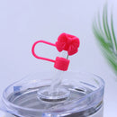 Axyaa Silicone Bow Straw Covers for Stanley Thermos Cup, 10mm Cute Tumbler Accessories