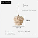 Axyaa Fela Tassel Chandelier: Bohemian Pendant Lamp, Creative Hanging Light