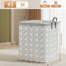 Axyaa Foldable Closet Organizer Bag with Handle for Clothes, Blankets, and Pillows
