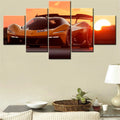 Axyaa Cars CX.R Vision Gran Turismo Canvas Wall Art Poster 5-Piece Set