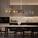 Axyaa Geometric Stainless Steel Luxury Pendant Light